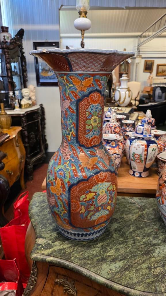 Zeer Grote 18e Eeuwse Chinese Vaas, Gemerkt, Ophalen