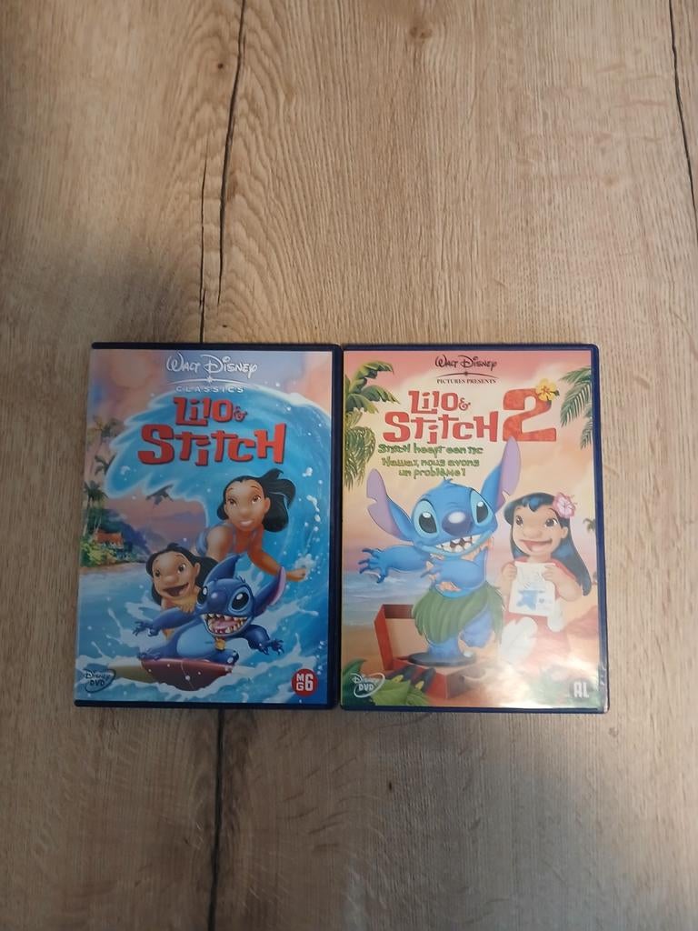 Lilo & Stitch 1 en 2 DVD's, Ophalen of Verzenden
