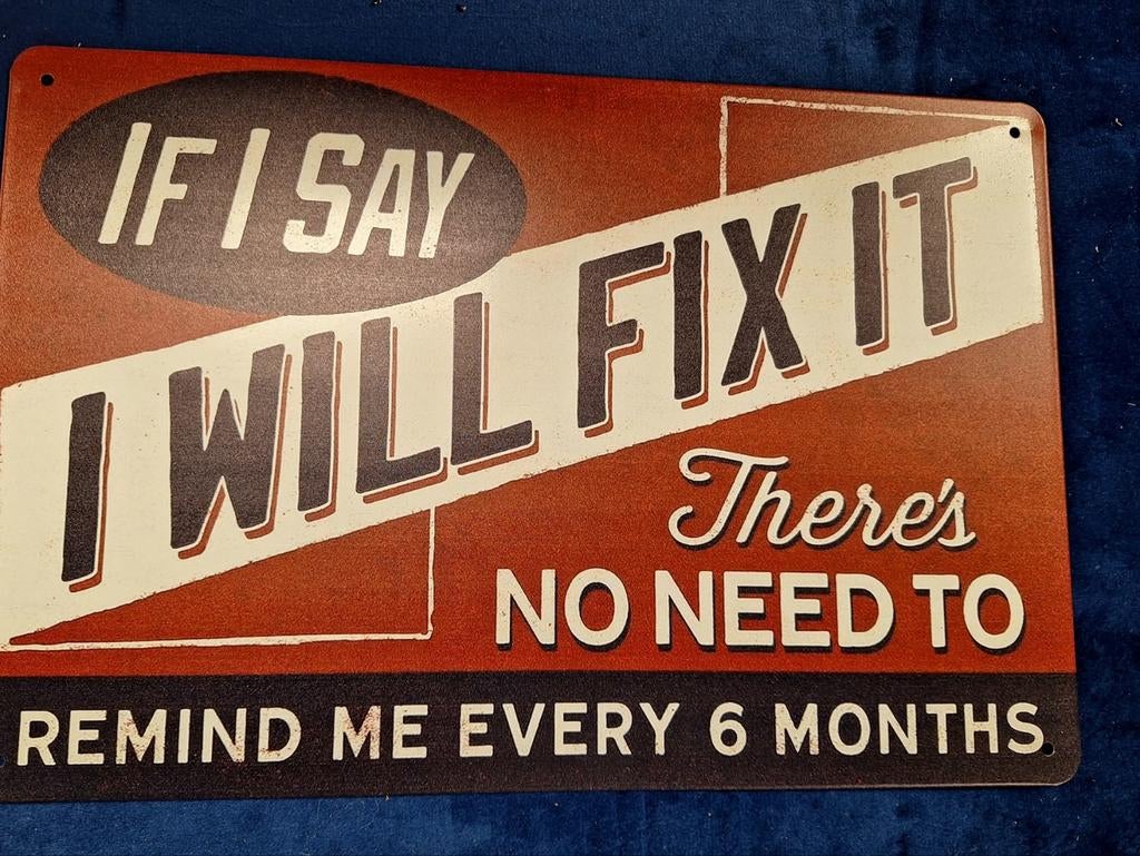 Man cave bord gratis verzending lees advertentie, Ophalen of Verzenden