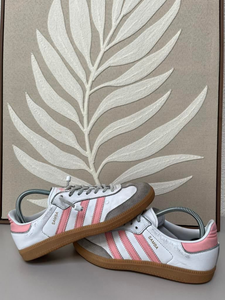 Adidas Samba sneakers maat 35 leer, Kleding | Dames, Schoenen, Verzenden, Wit, Sneakers of Gympen, Gedragen