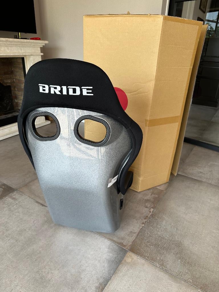Bride Zeta IV kuipstoel sportstoel autostoel FIA zwart, Auto diversen, Ophalen of Verzenden