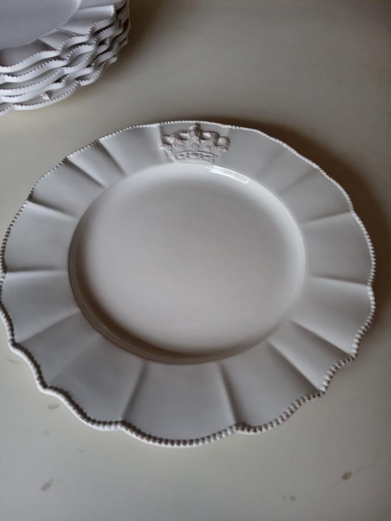 6 lifestyle dinerborden 34 cm, Huis en Inrichting, Keuken | Servies, Ophalen of Verzenden, Zo goed als nieuw, Bord(en), Overige stijlen