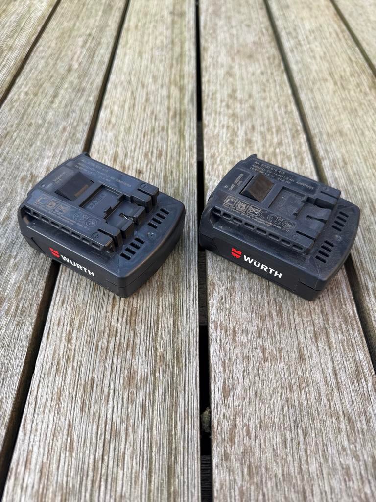 Wurth 14,4V Accu's - Zeer goede staat, Ophalen of Verzenden, Zo goed als nieuw, Overige typen