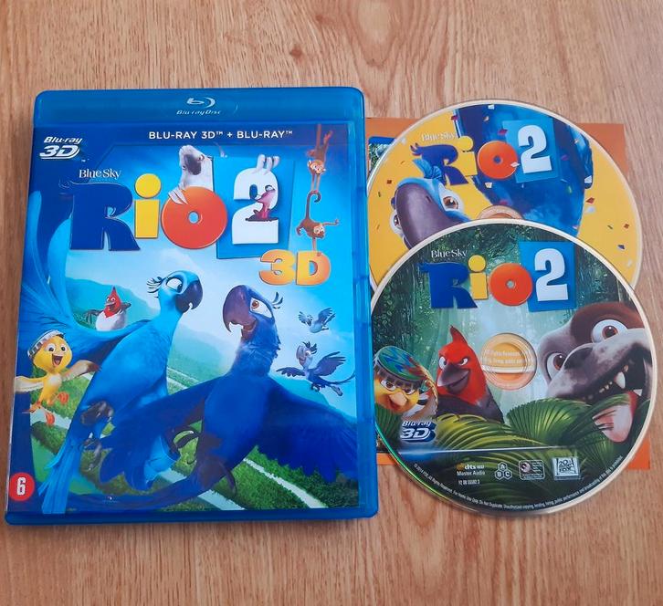 Rio 2 3D, Cd's en Dvd's, Blu-ray, Tekenfilms en Animatie, 3D, Ophalen of Verzenden