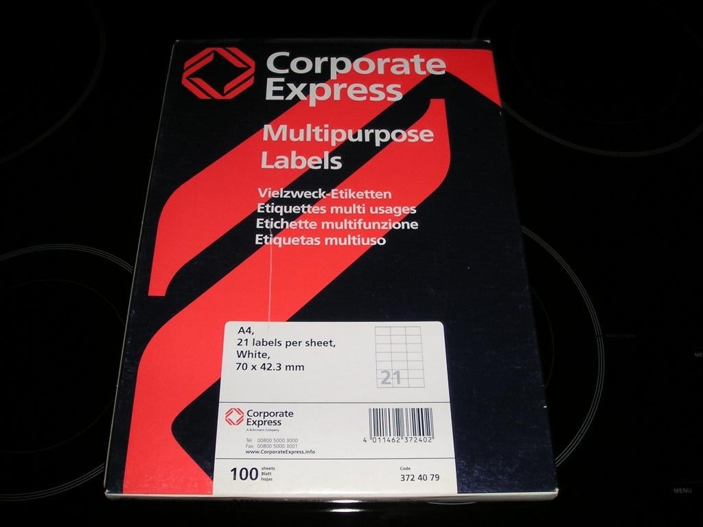 NIEUW - pak sticker vellen - 21 stickers per vel - 100 vel, Ophalen, Nieuw