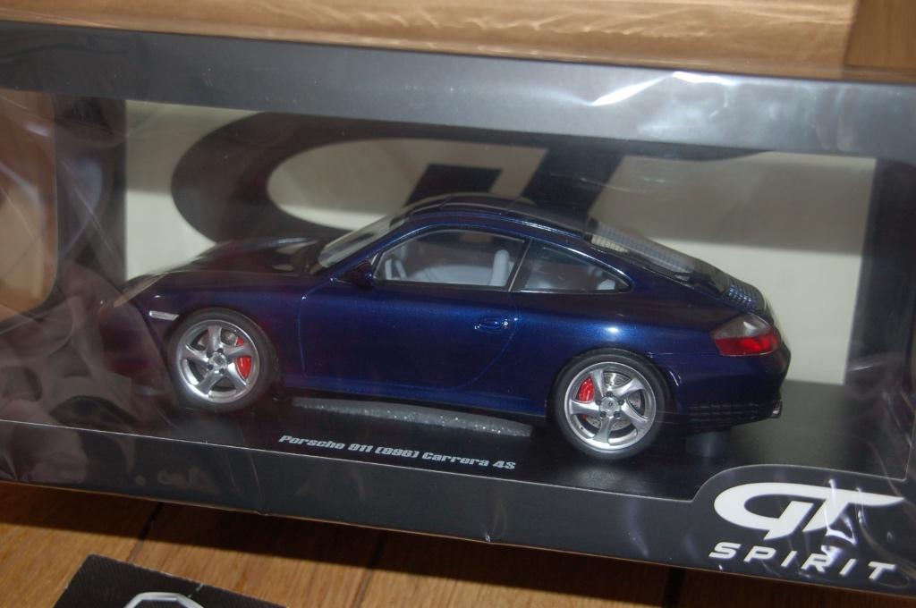 1:18 PORSCHE 911 996 4S blue GT spirit GT938 WRH, Hobby en Vrije tijd, Modelauto's | 1:18, Verzenden, Zo goed als nieuw, Auto