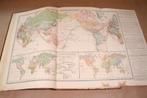 Schoolatlas der geheele aarde — Bos, Niermeyers — 1925, Gelezen, Ophalen of Verzenden, Landkaart, 1800 tot 2000