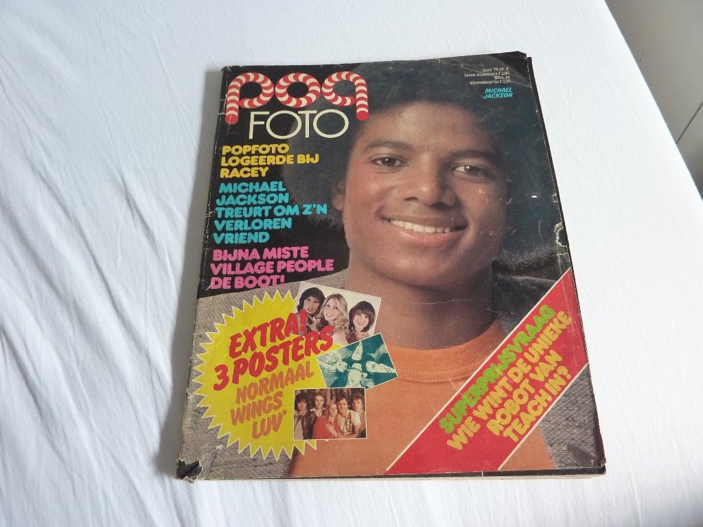 POPFOTO 1979-M JACKSON-RACEY-WINGS-ABBA-QUO-ELVIS-BONEY M, Verzamelen, Verzenden, 1960 tot 1980, Tijdschrift
