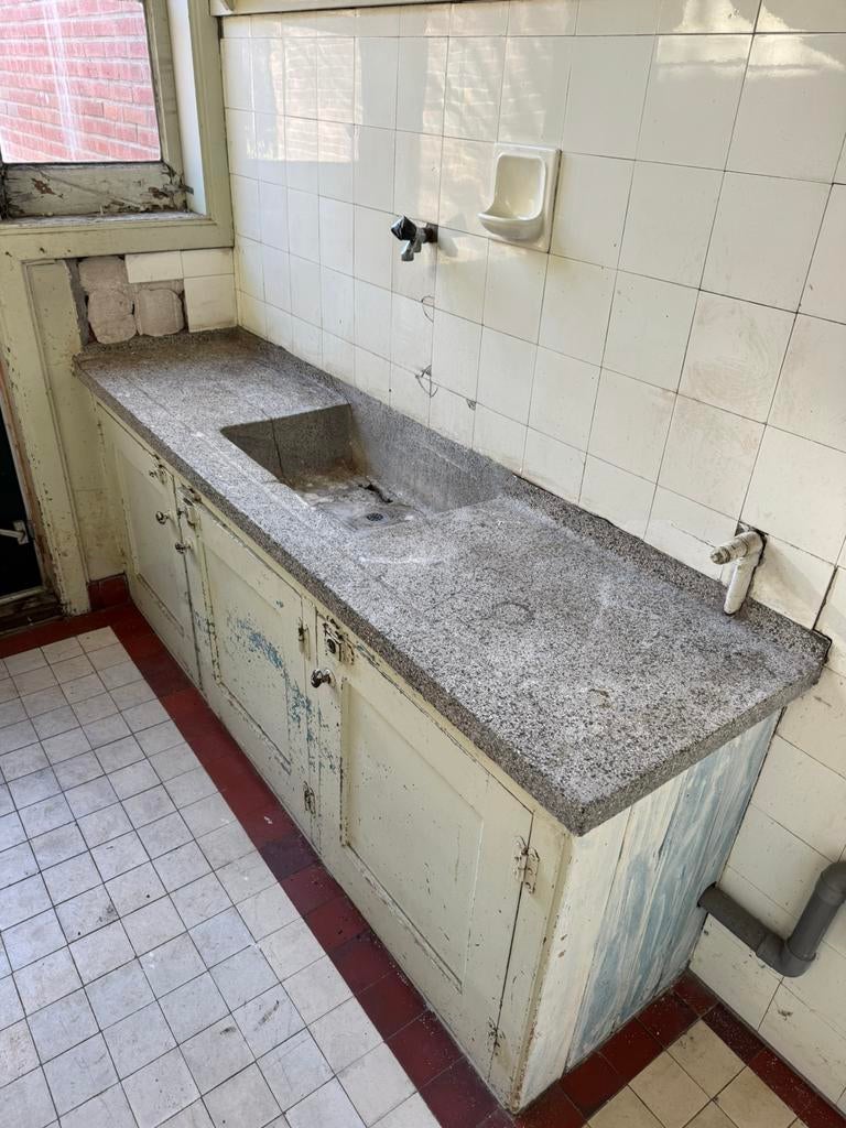 Jaren 30 keuken, Ophalen, Gebruikt, Graniet of Steen