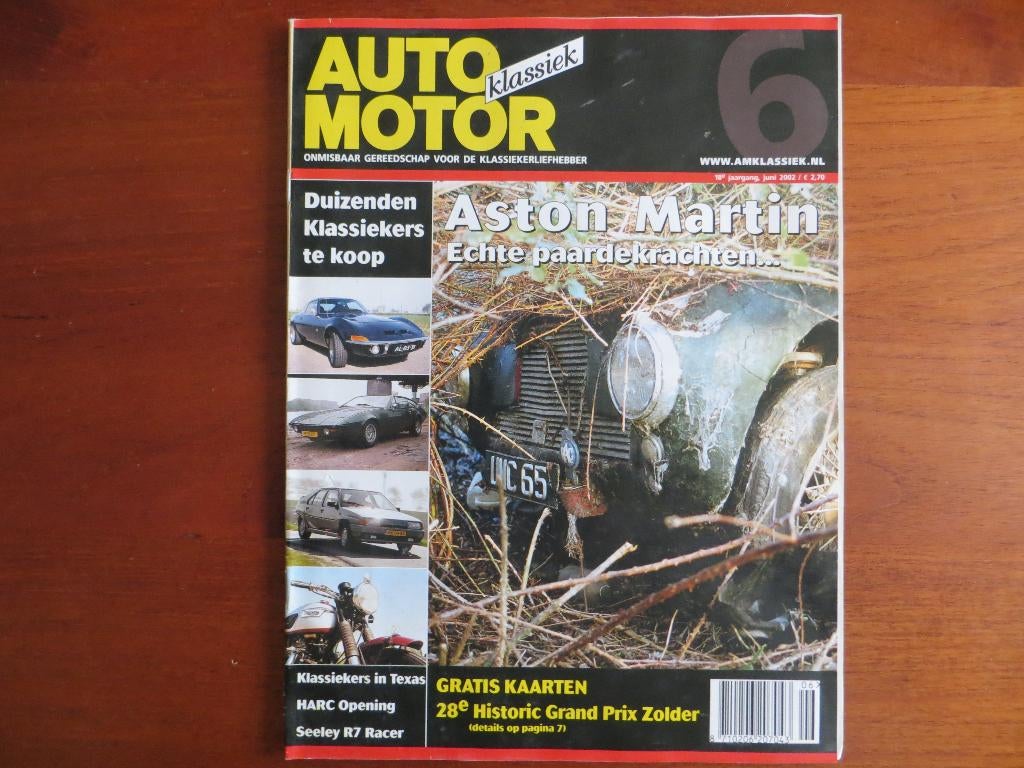 Auto Motor Klassiek 6 2002 Aston Martin, Citroën BX Sport, Ophalen of Verzenden, Nieuw, Citroën