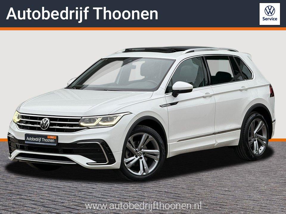 Volkswagen Tiguan 1.5 TSI R-Line Business+ | Trekhaak | Pano, Auto's, Euro 6, 4 cilinders, Wit, SUV of Terreinwagen