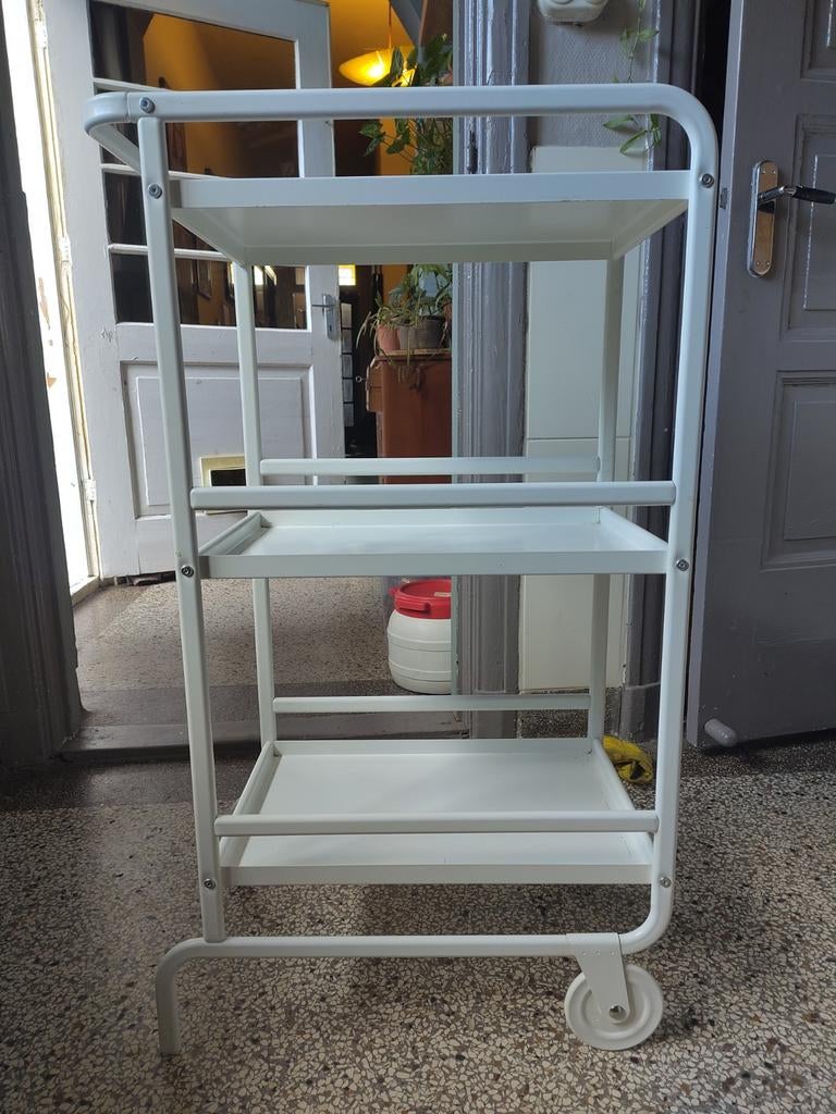 (Planten/Keuken/Badkamer) Trolley/ Kast Ikea, Ophalen, Met plank(en), Gebruikt, 25 tot 50 cm