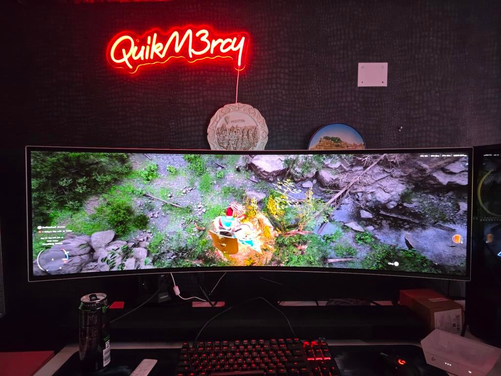 G95SD ODDYSEY OLED monitor 49" 240hertz, 0.03ms, Computers en Software, Minder dan 1 ms, Zo goed als nieuw, Overige resoluties