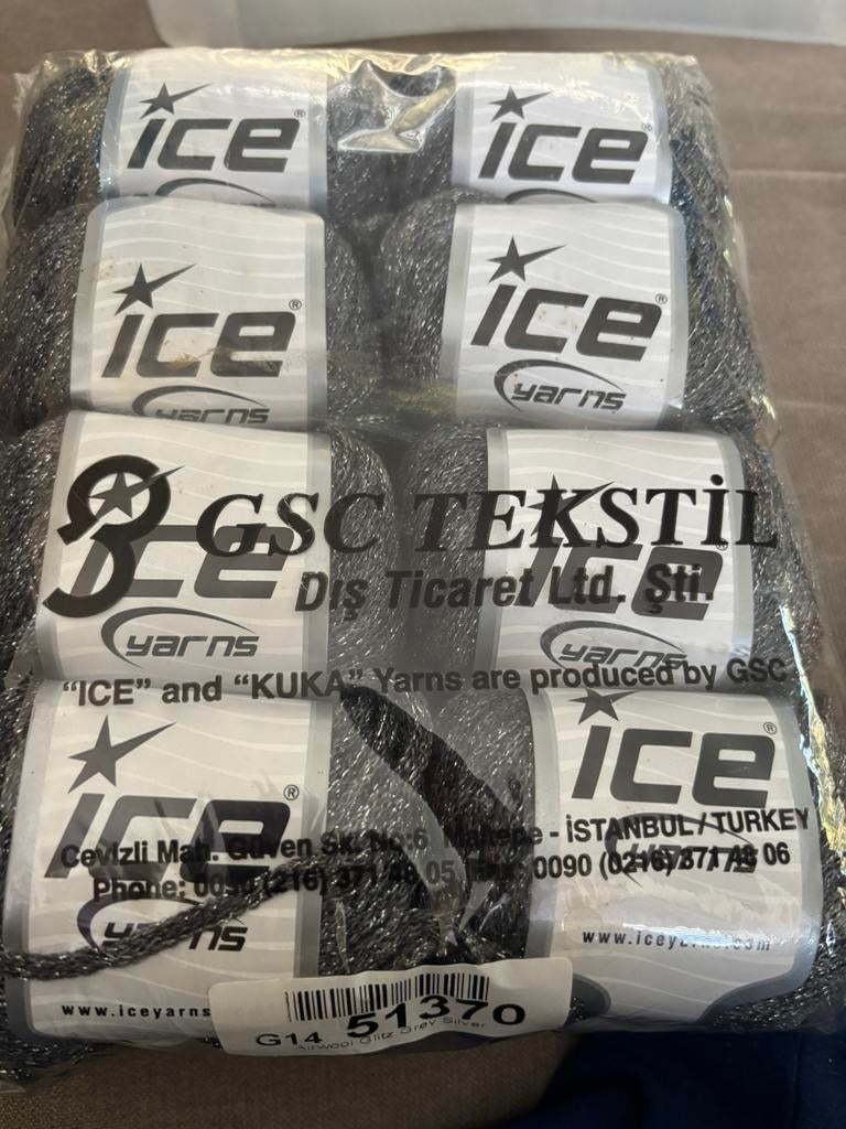 Ice yarns 8 bolletjes, Ophalen of Verzenden, Nieuw, Breien of Haken, Wol of Garen