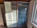 Ikea Pax kast met glazen schuifdeuren 2,00x2,36, Ophalen, Met deur(en), 200 cm of meer, Zo goed als nieuw