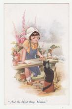 Poezen.  Kinderen., Verzenden, 1920 tot 1940, Ongelopen, Overige thema's