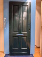 Hardhouten buitendeur, Gebruikt, 80 tot 100 cm, Niet ingevuld, Buitendeur