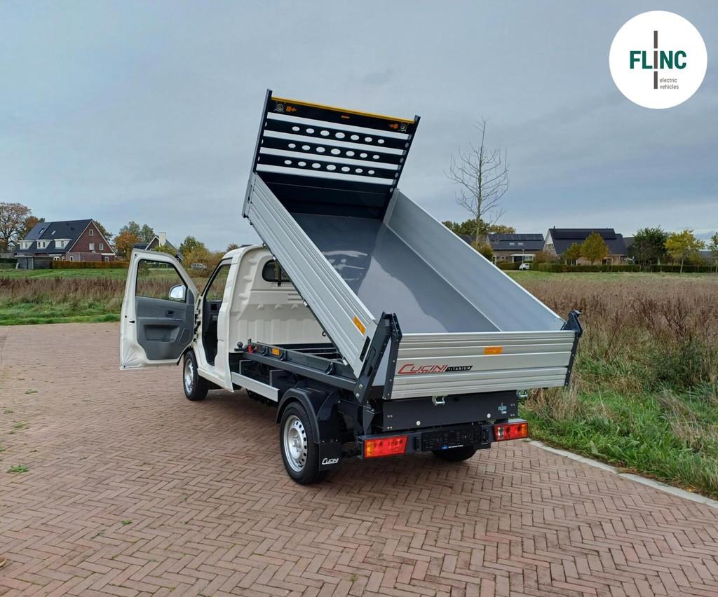 Cenntro Logistar 200 met 3 zijdige kieper, Auto's, Bestelauto's, 250 km, Wit, Parkeersensor, Grijs