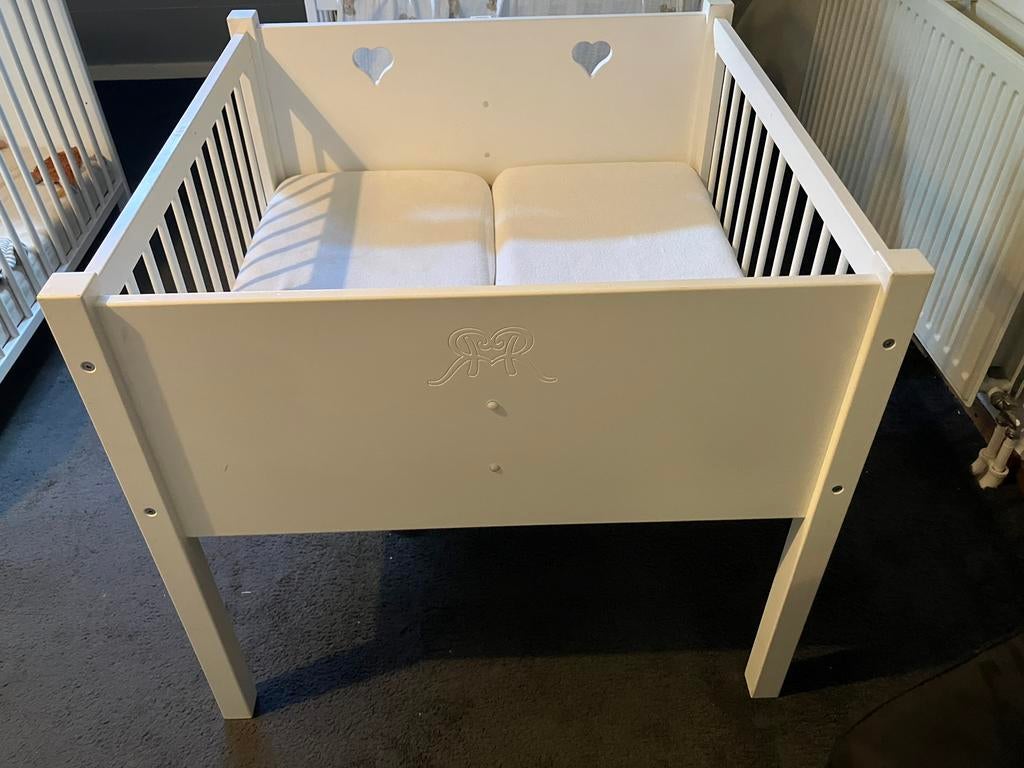 Tweeling wieg, Ophalen of Verzenden, Zo goed als nieuw, Wieg