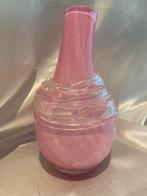 Fidrio Vaas Roze Opaline met Spiraal, Antiek en Kunst, Ophalen of Verzenden