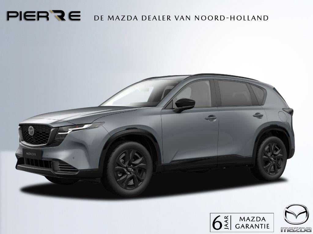 Mazda CX-5 2.5 E-SKYACTIV G 141 M AUTOMAAT HYBRID Homura LED, 4 cilinders, SUV of Terreinwagen, Zilver of Grijs, 2488 cc