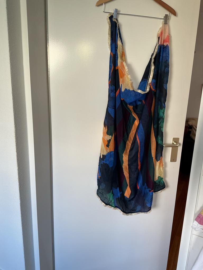 POM Amsterdam sjaal - Modal/Cupro - Diepe warme kleuren, Kleding | Dames, Overige Dameskleding, Zo goed als nieuw, Ophalen of Verzenden