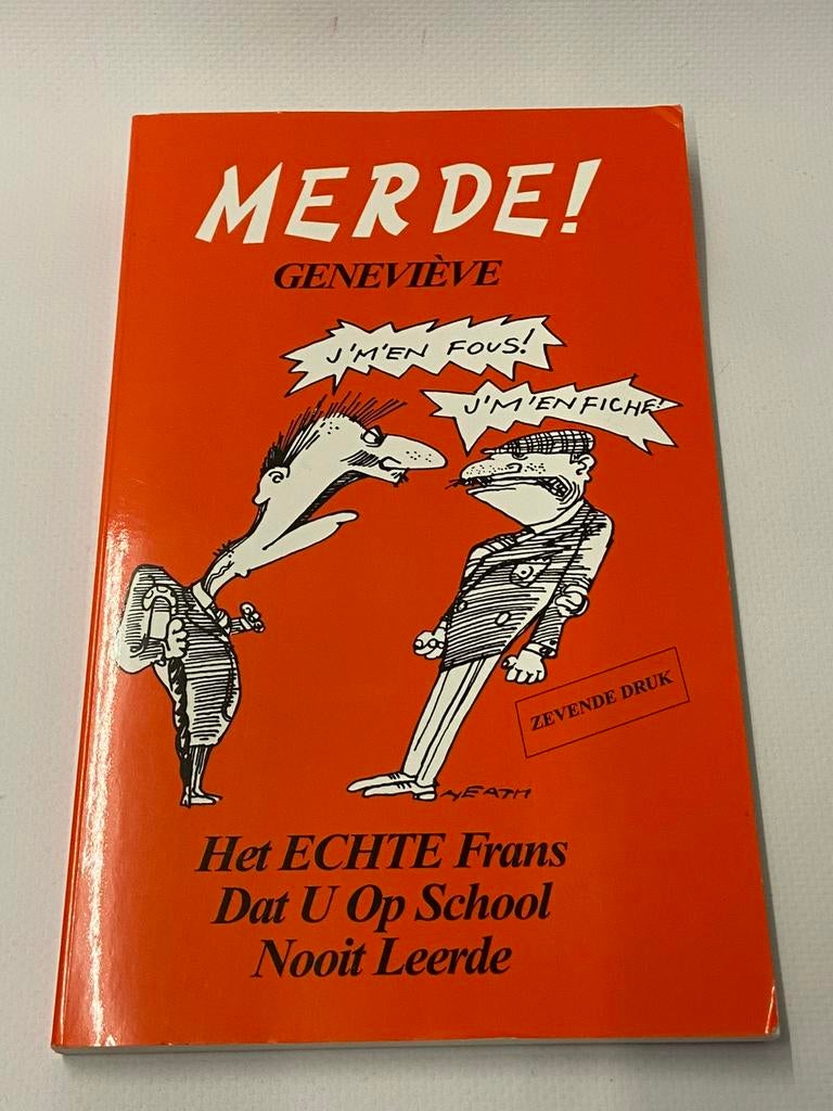 Merde! Geneviève frans scheldwoordenboek, Boeken, Woordenboeken, Ophalen of Verzenden, Gelezen, Overige uitgevers, Frans