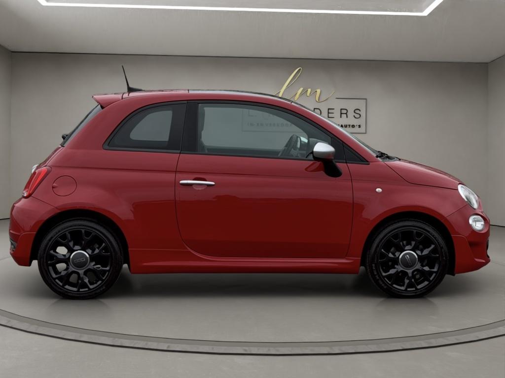 Fiat 500 1.2 Rockstar 2020 ROOD | Sport | Panoramadak | Appl, Auto's, Keurmerk '100% Onderhouden', Gebruikt, 4 cilinders, 4 stoelen