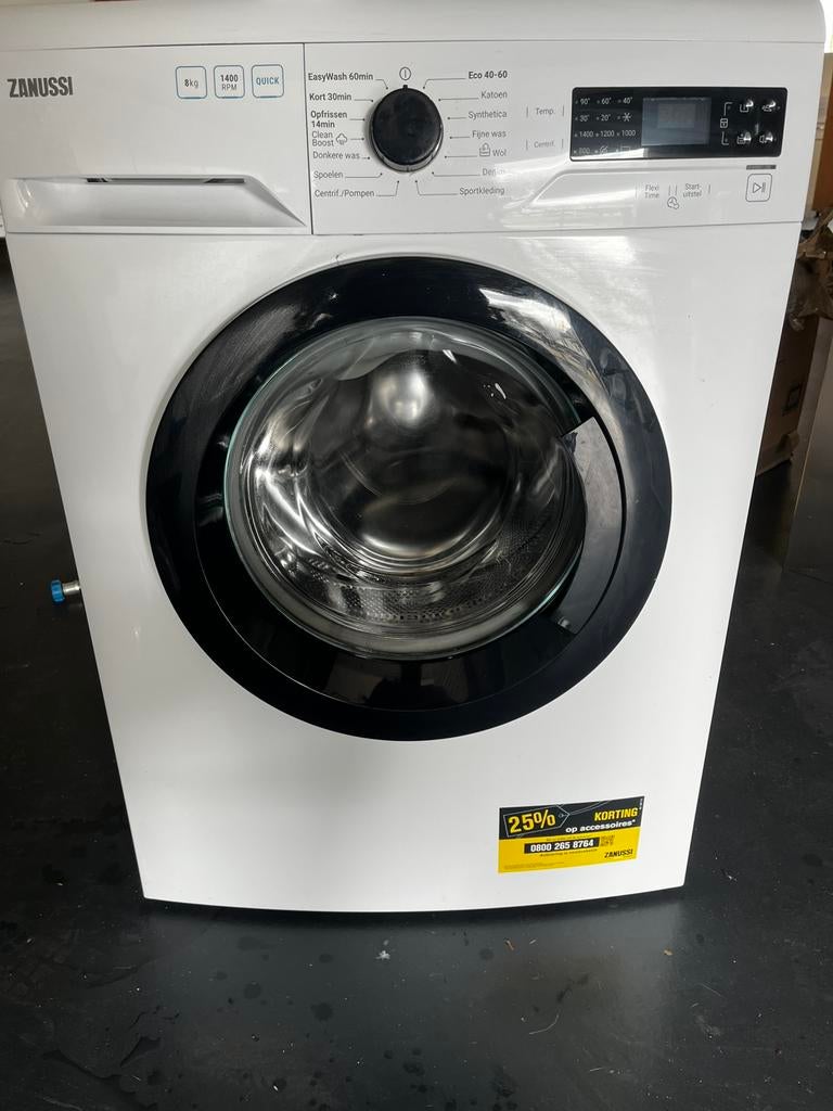Zanussi 8 kg, Witgoed en Apparatuur, Wasmachines, Ophalen, Gebruikt, Voorlader, 85 tot 90 cm
