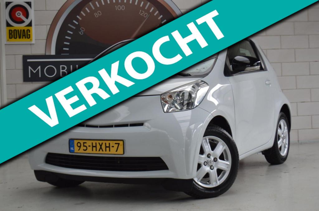 Toyota IQ 1.0 VVTi Airco, APK, Auto's, Toyota, Stof, Gebruikt, Zwart, Origineel Nederlands