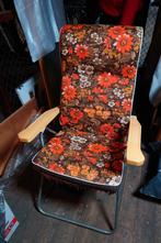 Vintage seventies design tuinstoel, strand / klapstoel, Ophalen, Gebruikt, Eén, Seventies design