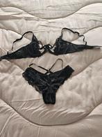 Zwarte kanten lingerieset - BH en slip, Private Collection, Ophalen of Verzenden, Zwart, Setje