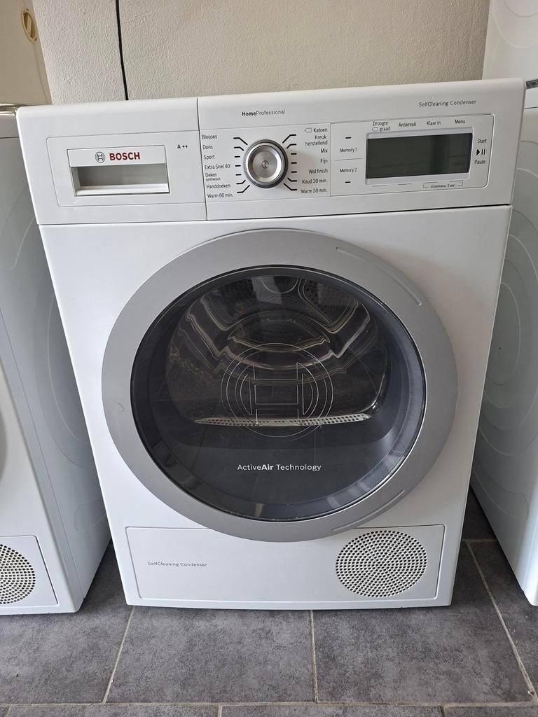 Bosch warmtepompdroger (A++), Ophalen, Gebruikt, Overige typen, 8 tot 10 kg