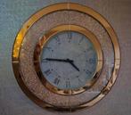 Prachtige bronzen klok in Erickuster stijl 50 cm, Huis en Inrichting, Woonaccessoires | Klokken, Ophalen, Zo goed als nieuw, Wandklok