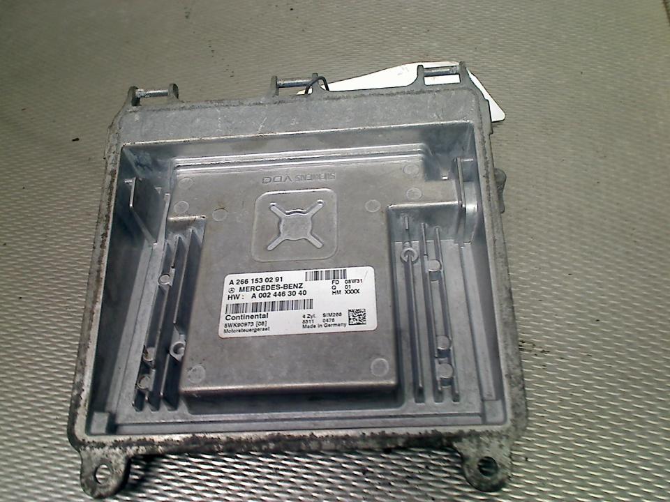 Computer Motor Mercedes-Benz B (W245) 2008 a2661530291, Gebruikt, Mercedes-Benz AG, Mercedes-Benz, Mercedesstraße 120, Stuttgart 70372, , Duitsland