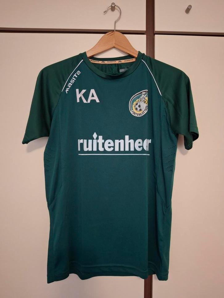 Voetbalshirt en broek Fortuna Sittard maat S, Sport en Fitness, Voetbal, Gebruikt, Trainingspak, Maat S, Ophalen of Verzenden