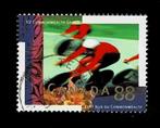 postzegel 1382 Canada sport Gemenebestspelen Wielrennen, Ophalen of Verzenden, Gestempeld, Noord-Amerika