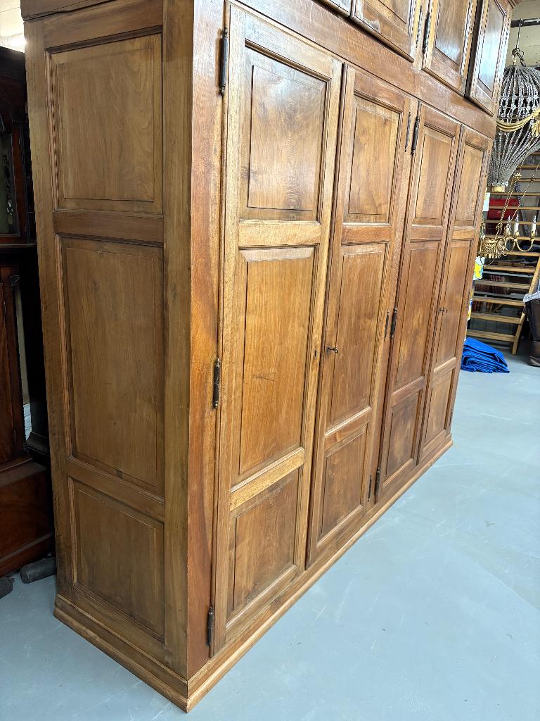 Grote antieke houten kast - notaris archiefkast 19e eeuw, Ophalen