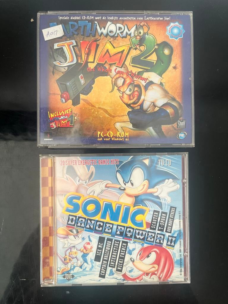 Earthworm Jim 2 & Sonic Dance Power II PC CD-ROM, Avontuur en Actie, Gebruikt, 1 speler, Ophalen of Verzenden