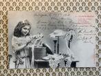 28-11-1904 La Petite Modiste - meisje met lang haar (NN), Ophalen of Verzenden, Voor 1920, Gelopen, Kinderen