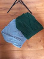 Twee handgebreide wollen truien maat 134-140, Ophalen of Verzenden, Gebruikt, Jongen, Trui of Vest