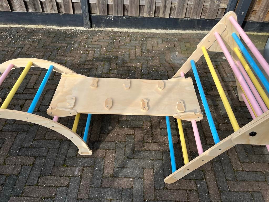 Klimrek XXL Nieuw - Klimdriehoek, Klimboog & Glijbaan, Ophalen, Nieuw, Glijbaan