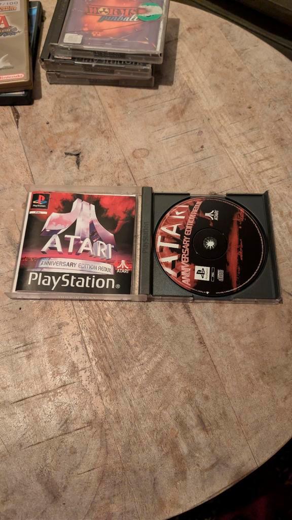 Atari Anniversary Edition & worms pinnbal Ps1, Spelcomputers en Games, Games | Sony PlayStation 1, Gebruikt, Overige genres, 1 speler