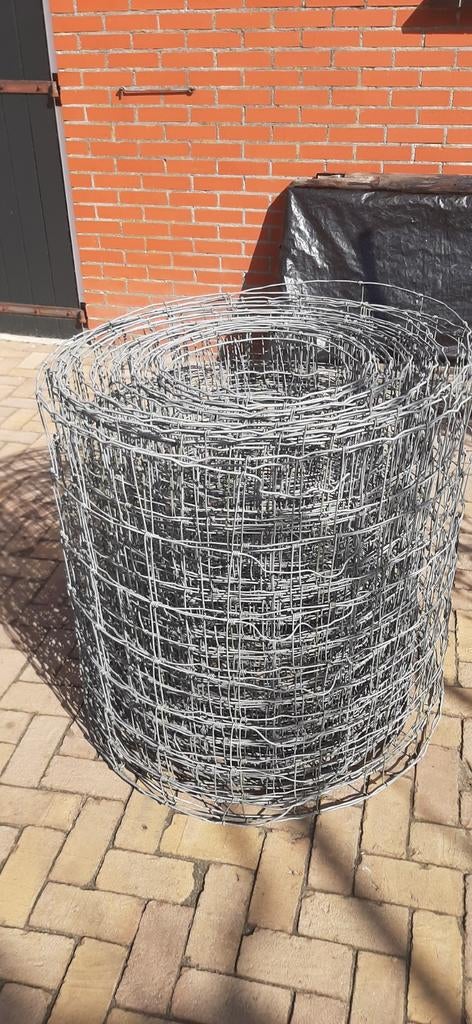 Plm. 45 meter zwaar schapengaas 80 cm hoog 8 draden, Ophalen, Gebruikt, Minder dan 10 meter
