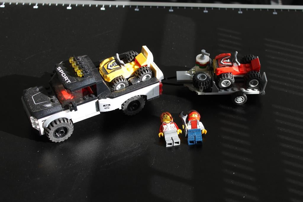 lego city quad raceteam 60148, City, Lego, Ophalen of Verzenden, Zo goed als nieuw
