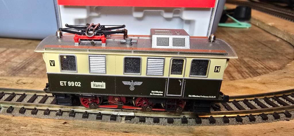 Fleischmann piccolo 730501 DRG tandradlok ET99 Hansi, Hobby en Vrije tijd, Modeltreinen | N-Spoor, Gelijkstroom, Fleischmann, Rails