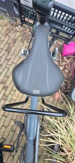 Fietszadel op stang damesfiets - Kinderzitje voorop, Onbekend, Voorzitje, Ophalen, 15 t/m 25 kg