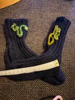 Donkerblauwe slangen sokken, 100% wol, maat 22/23, Kinderen en Baby's, Kinderkleding | Mutsen, Sjaals en Handschoenen, Jongen of Meisje