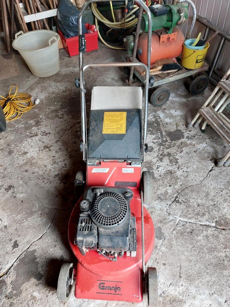 Grnja grasmaaier, Ophalen, Gebruikt, Opvangzak