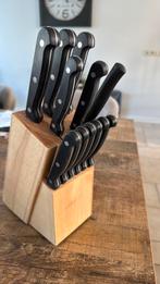 Messen blok bk, Ophalen of Verzenden, Gebruikt, Rvs of Chroom